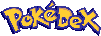 Pokedex text logo